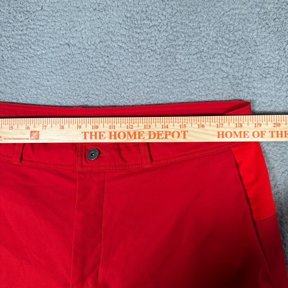 The North Face Shorts Mens Size 38 Red Outdoor Hiking Drawstring 10" Inseam - Picture 6 of 8
